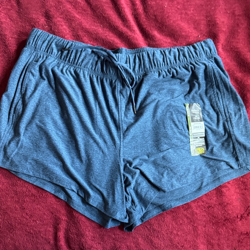 Athletic Works Women's Navy Athletic Shorts